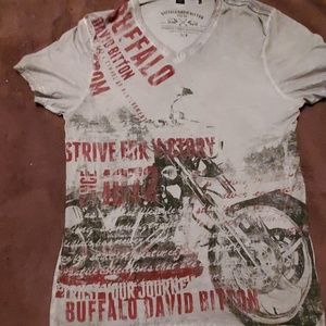 Mens Buffalo David Bitton v-neck shirt